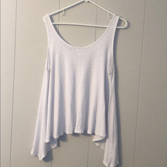 Mossimo Low-side White Tank Top - Picture 3 of 3